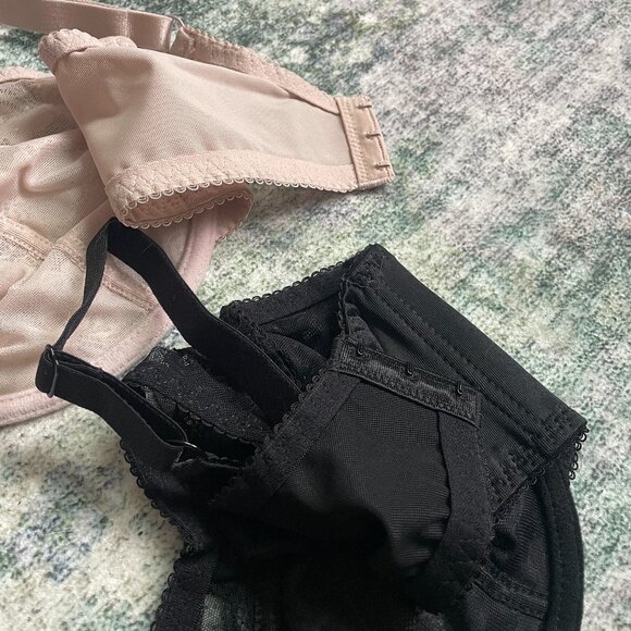 Two SheCurve Full Coverage Lace Minimizer Bras - Petal - 36F  36DDD Shecurve Bra - Picture 6 of 10